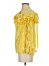Alexis Yellow 3/4 Sleeve Blouse Size S - photo 5