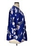 St. John's Bay 100% Rayon Blue 3/4 Sleeve Blouse Size XL - photo 4