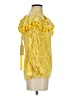 Alexis Yellow 3/4 Sleeve Blouse Size S - photo 4