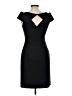 Milly Solid Black Cocktail Dress Size 6 - photo 2