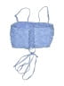 Jessica Simpson Blue Swimsuit Top Size L - photo 2