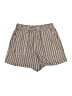 Dizzy Lizzy Stripes Brown Shorts Size XS - photo 1