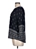 Fun2Fun 100% Rayon Black 3/4 Sleeve Blouse Size L - photo 5