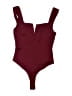 Astr Burgundy Bodysuit Size XS - photo 1