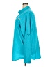 Columbia 100% Polyester Solid Teal Long Sleeve Blouse Size XXL - photo 5