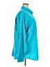 Columbia 100% Polyester Solid Teal Long Sleeve Blouse Size XXL - photo 4
