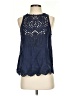 Joie 100% Linen Blue Sleeveless Blouse Size XS - photo 1