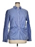 Thakoon Stripes Blue Long Sleeve Blouse Size XL - photo 1