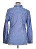 Thakoon Stripes Blue Long Sleeve Blouse Size XL - photo 2