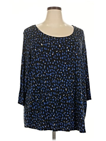 Evri 3/4 Sleeve Blouse (view 1)