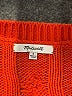 Madewell Orange Pullover Sweater Size S - photo 7