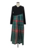 Unbranded Plaid Green Casual Dress Size XL - photo 1