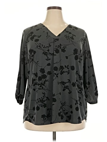 41Hawthorn 3/4 Sleeve Blouse (view 1)