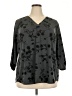 41Hawthorn Gray 3/4 Sleeve Blouse Size 3X - photo 1