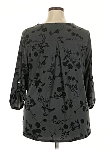 41Hawthorn 3/4 Sleeve Blouse (view 2)