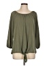 Green Envelope Green 3/4 Sleeve Blouse Size L - photo 1