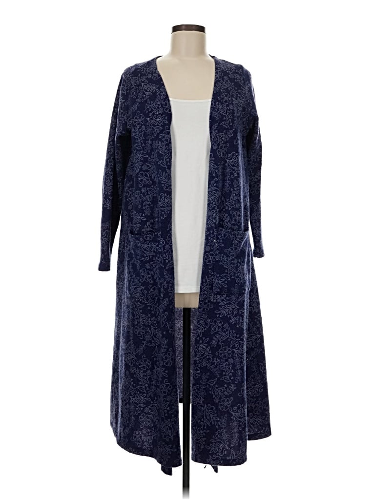Pre-owned Lularoe Cardigan Sweater In Blue