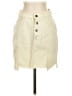 Entro 100% Cotton Solid Ivory Denim Skirt Size S - photo 1