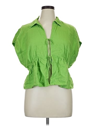 Marc New York Andrew Marc Short Sleeve Blouse (view 1)