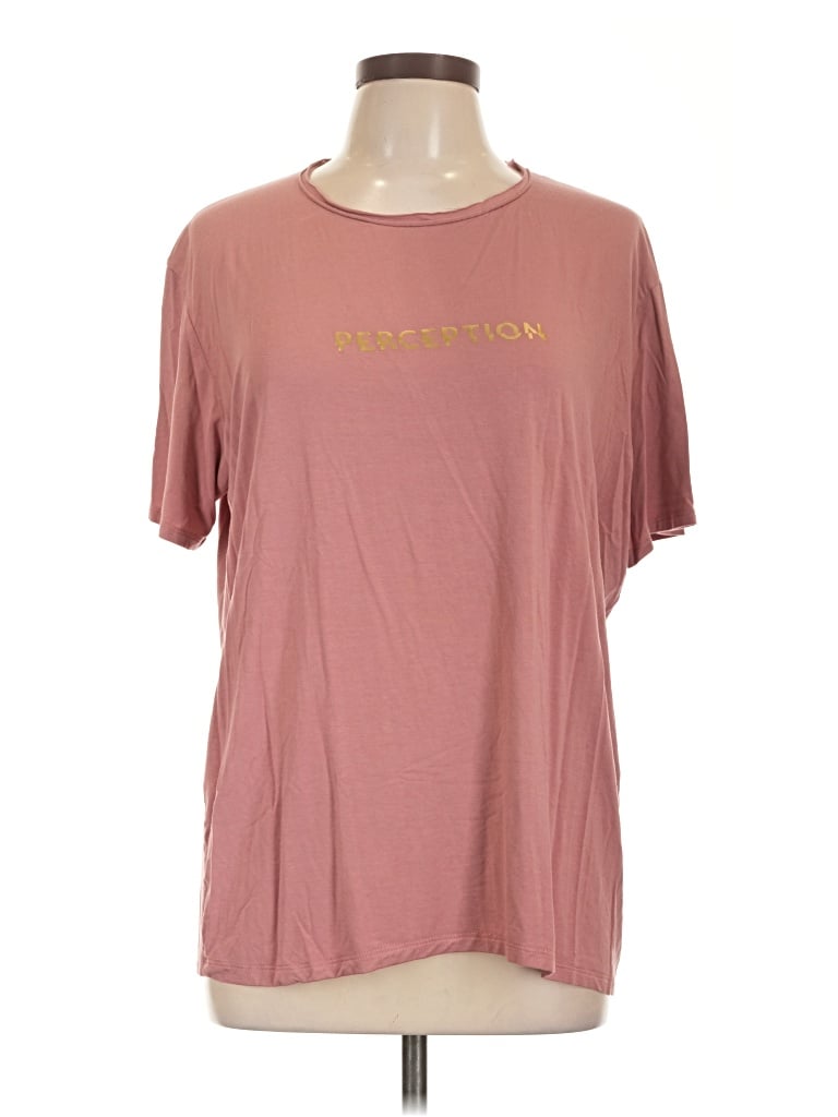 Pre-owned Assorted Brands Short Sleeve T-shirt In Pink