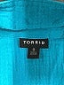 Torrid Teal Short Sleeve Blouse Size Lg Plus (0) - photo 7