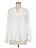 Maurices 100% Polyester Ivory Long Sleeve Blouse Size M - photo 1