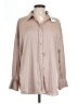 Zara Tan Long Sleeve Blouse Size L (estimated) - photo 1
