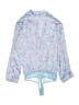 Intimately by Free People 100% Polyester Floral Blue Bodysuit Size M - photo 2