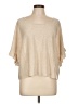 Max Studio Tan Short Sleeve Top Size L - photo 1