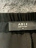 ABLE 100% Polyester Black Casual Pants Size 14 - photo 4