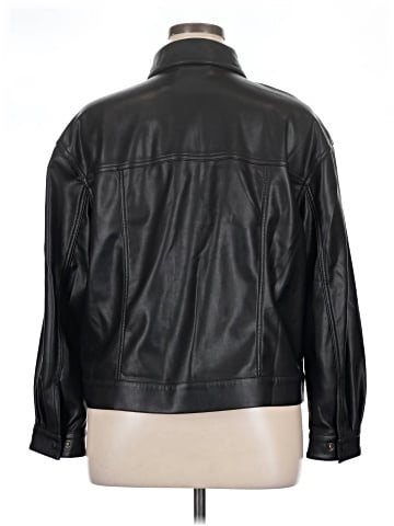 CALVIN KLEIN JEANS Faux Leather Jacket (view 2)