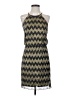 Guess 100% Polyester Chevron-herringbone Gold Casual Dress Size 4 - photo 1