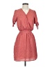 Paper Crane 100% Polyester Red Pink Casual Dress Size S - photo 1