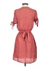 Paper Crane 100% Polyester Red Pink Casual Dress Size S - photo 2