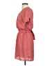Paper Crane 100% Polyester Red Pink Casual Dress Size S - photo 5