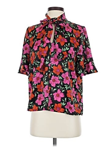 MNG Short Sleeve Blouse (view 1)