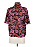 MNG Floral Pink Short Sleeve Blouse Size XS - photo 2
