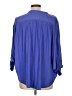 Chico's 100% Polyester Blue 3/4 Sleeve Blouse Size Lg (2) - photo 2