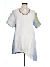 Flax 100% Linen White Short Sleeve Top Size 10 (M) - photo 1