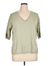 Wynne Layers Green 3/4 Sleeve Top Size 1X - photo 1