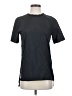 DKNY 100% Nylon Solid Black Active T-Shirt Size XS - photo 1