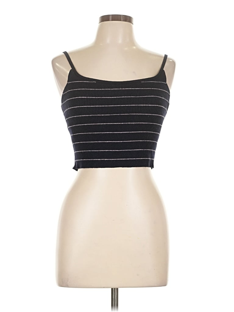 Pre-owned La Hearts Tube Top Black Strapless Neckline Tops
