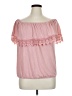 Paper Tee Pink Short Sleeve Top Size 1X - photo 1