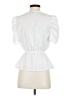 1.State 100% Polyester White Short Sleeve Blouse Size XS - photo 2