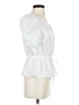 1.State 100% Polyester White Short Sleeve Blouse Size XS - photo 4