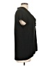 August Silk Black Short Sleeve Top Size L (petite) - photo 4