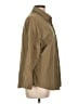 Unbranded Solid Tan 3/4 Sleeve Button-Down Shirt Size L - photo 4