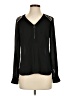 Candie's Black Long Sleeve Blouse Size S - photo 1