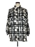 Calvin Klein 100% Polyester Silver 3/4 Sleeve Blouse Size XL - photo 1