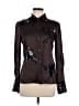 Ramy Brook Stars Brown Long Sleeve Blouse Size XL - photo 1